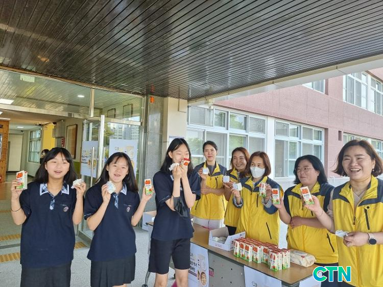 CTN - 확실하고 진실된 뉴스!-대산중학교, 아침밥 먹기 캠페인 운영 대산중학교, 아침밥 먹기 캠페인 운영
