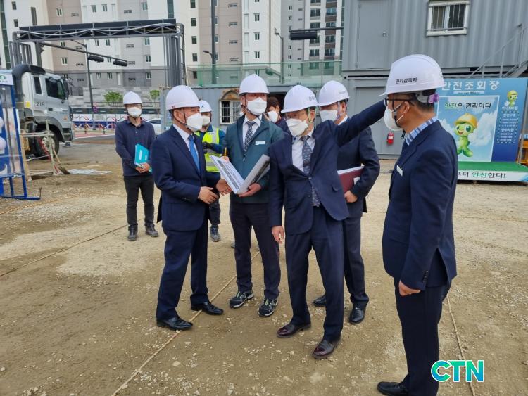 CTN - 확실하고 진실된 뉴스!-(가칭)탕정2중학교 외 2교 신축공사 현장 점검 실시 (가칭)탕정2중학교 외 2교 신축공사 현장 점검 실시